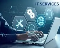 Digital SaaS marketing ecosystem with cloud services and tablet user for B2B SaaS India